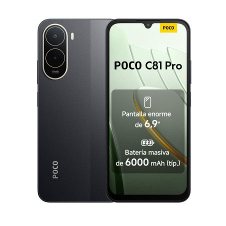 POCO C81 Pro Negro 4GB+256GB