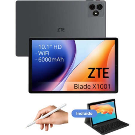 ZTE TAB BLADE X1001W 10,1" HD 4GB/128GB 2MP/5MP WIFI+TPU CASE+KEYBOARD+STYLUS GREY