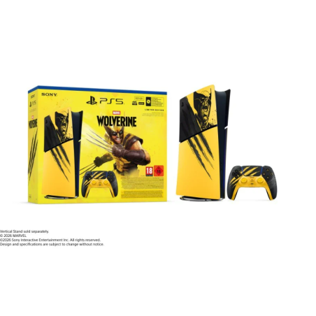 Sony PlayStation 5 Slim Digital Bundle Battle Yellow Marvel's Wolverine Edición Limitada