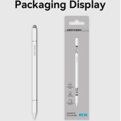 Lápiz Óptico Vention KQLW0/ para Android, Apple y Windows/ Blanco