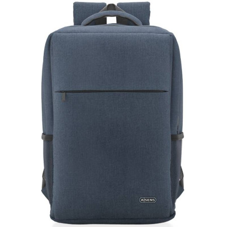 Mochila Aisens ASBG-BP082-BL para Portátiles hasta 17"/ Azul