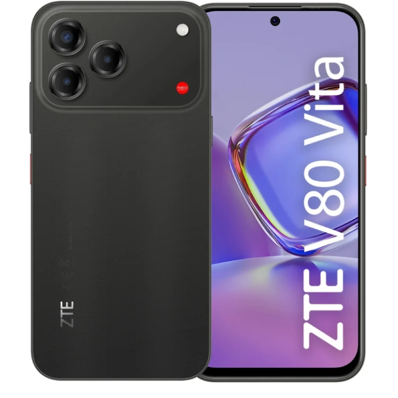 Smartphone ZTE Blade V80 Vita 4GB/ 256GB/ 6.75"/ Negro