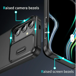 Funda Anticaídas para Teléfono con Ventana Deslizante, Agradable al Tacto, para Samsung Galaxy A57 5G