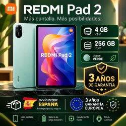 Tablet Xiaomi Redmi Pad 2 11" 4GB 256GB Wi-Fi Verde Menta