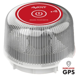 Luz baliza de emergencia para coche Avant V16 Connected AV1201/ Homologada/ Base Imantada/ Geolocalizable/ Funciona a Pilas