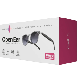 MUV-GAFAS MIOAGL002Gafas de Sol Inteligentes Muvit IO MIOAGL002/ Gris Transparente