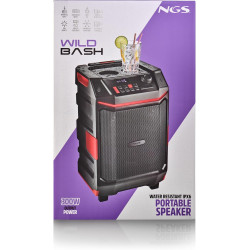 ALTAVOZ PREMIUM PORTÁTIL DE 300W COMPATIBLE CON TEC. BLUETOOTH/ USB/AUX. BATERÍA RECARGABLE. IPX6.