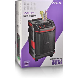 ALTAVOZ PREMIUM PORTÁTIL DE 300W COMPATIBLE CON TEC. BLUETOOTH/ USB/AUX. BATERÍA RECARGABLE. IPX6.