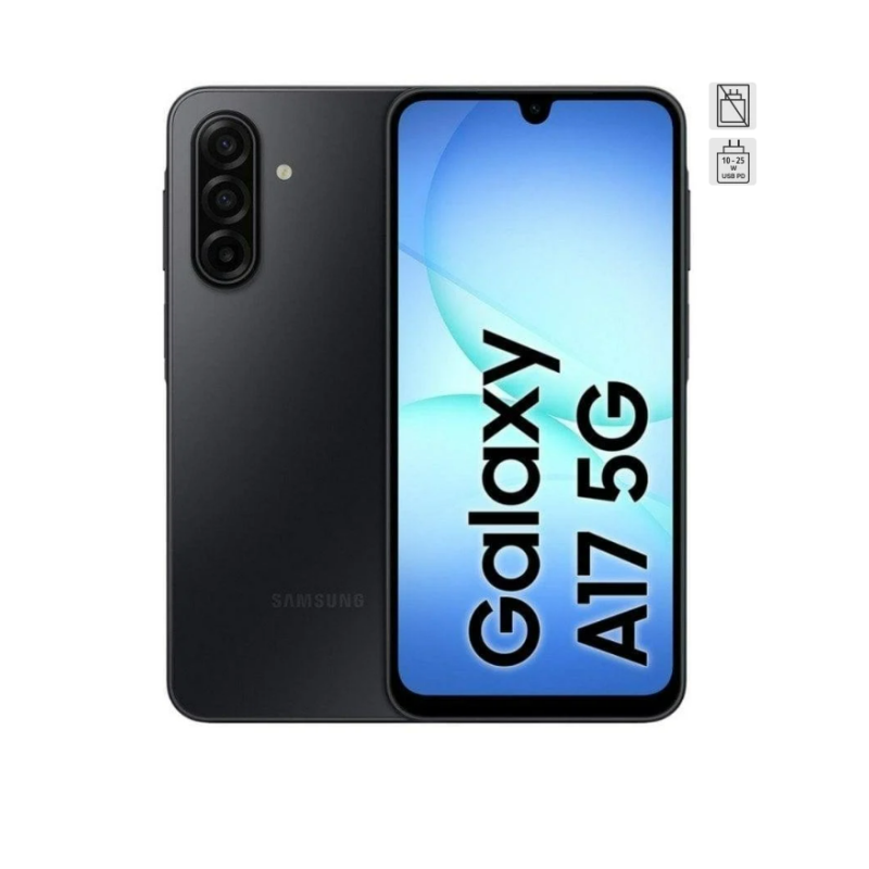 Smartphone Samsung Galaxy A17 4GB/ 128GB/ 6.7"/ 5G/ Negro