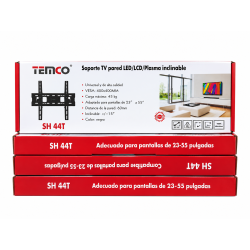 Soporte TV  para pared LED/LCD/PLASMA INCLINABLE  DE 23 A 55 PULGADAS