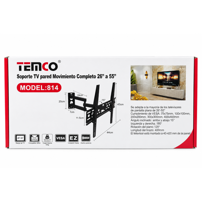 Soporte para TV 26-55  temco