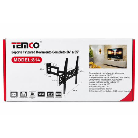 Soporte para TV 26-55  temco