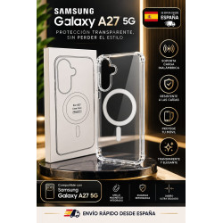 Funda Transparente Magnética para Samsung Galaxy A27 5G